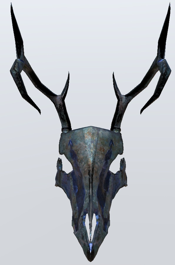 3Dモデル 鹿骨マスク 5種