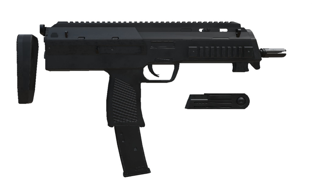 自衛用PDW レッグホルスター付き