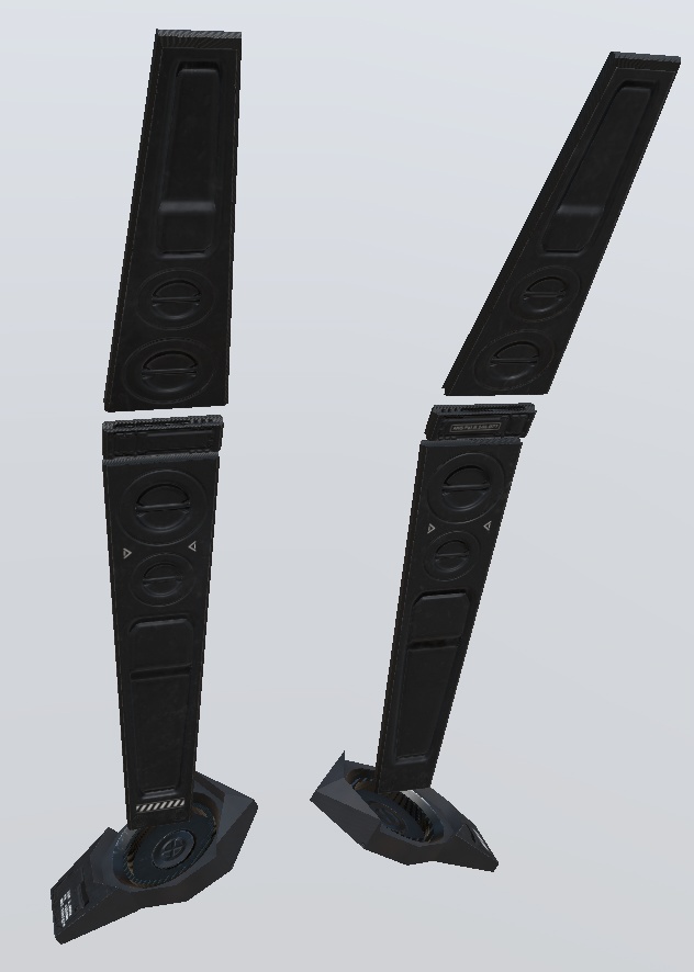 3Dモデル サイバー風ウサミミ