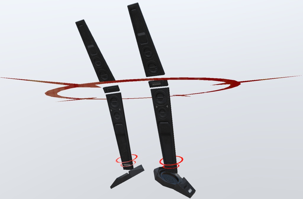 3Dモデル サイバー風ウサミミ