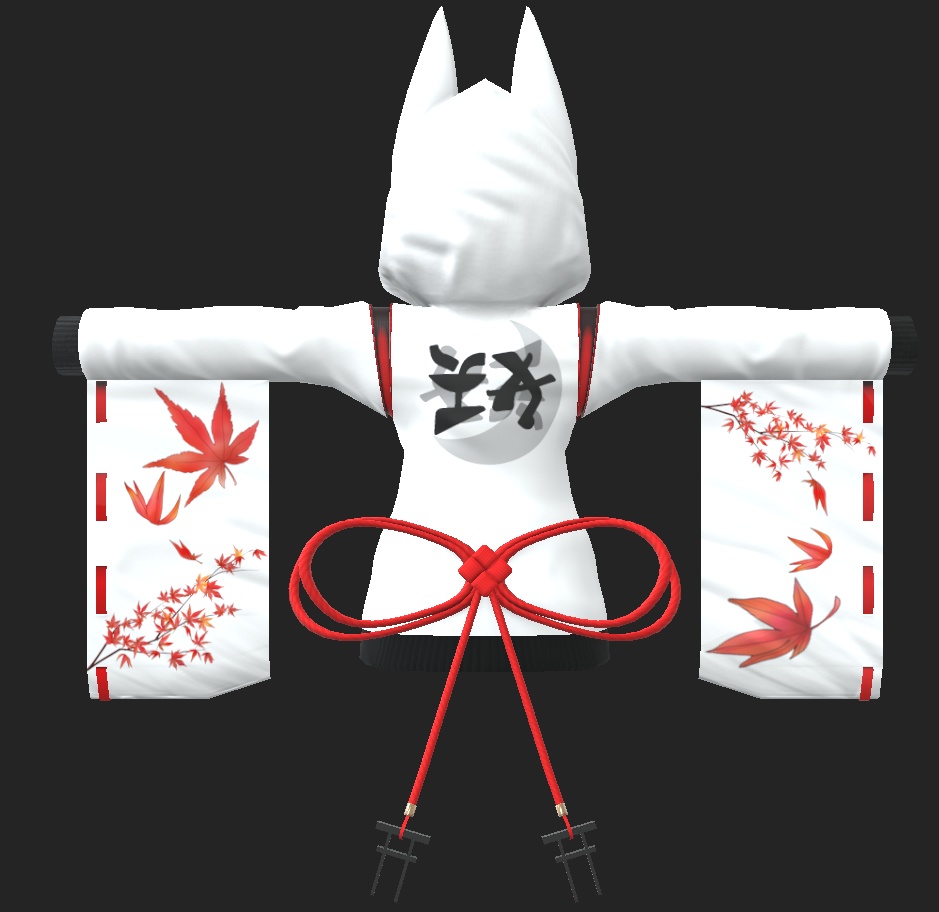 巫女 狐 パーカー 全4種セット (LEEME REEVAカスタム)