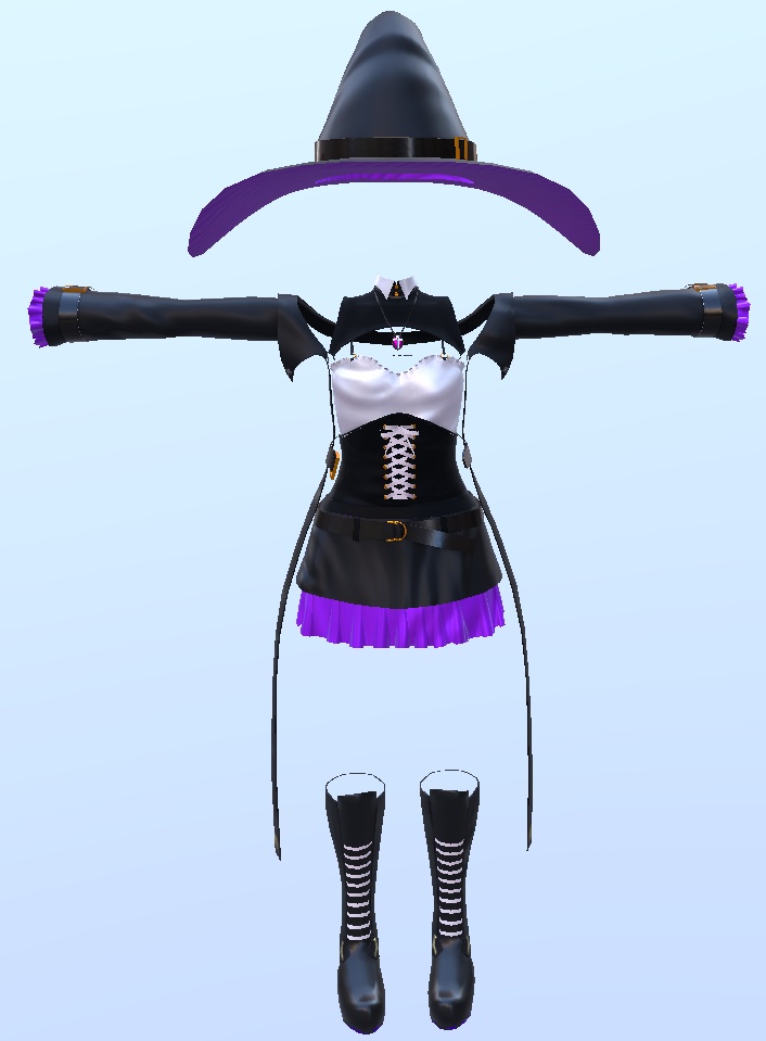 ハロウィン衣装全7種 魔女 LEEME REEVAカスタム