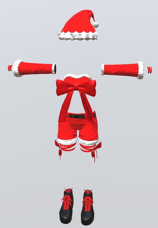 3Dモデル クリスマス衣装 LEEME&REEVA&レイニィ