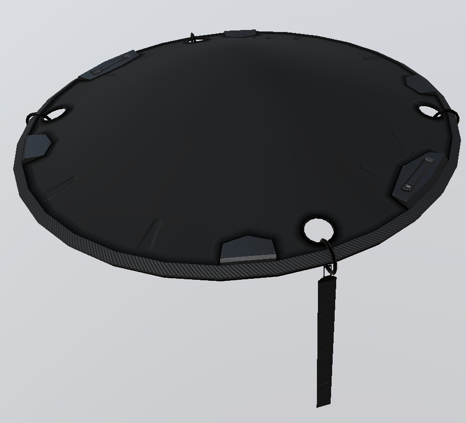 3Dモデル 傘帽子&フェイスマスク 2種