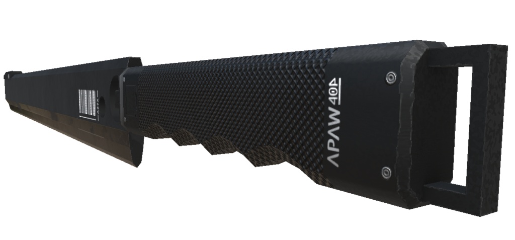 3Dモデル サイバー風武器