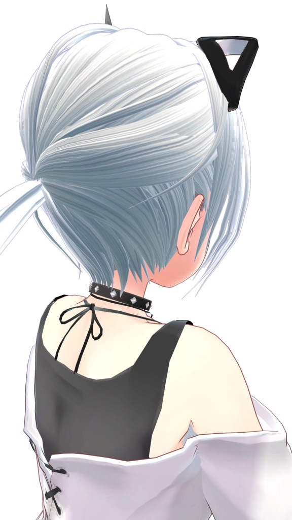 3Dモデル ロングポニー シェイプキー搭載 LEEMEカスタム