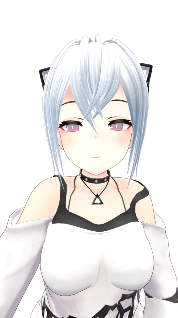 3Dモデル ロングポニー シェイプキー搭載 LEEMEカスタム