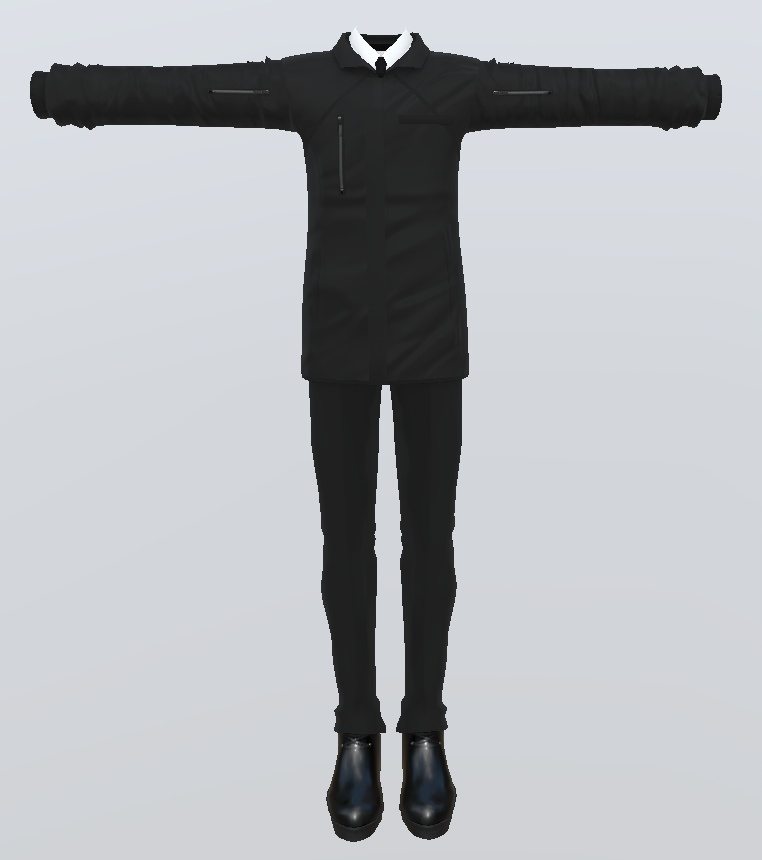 3Dモデル ウィンドブレーカ衣装 LEEME&LEEVAカスタム