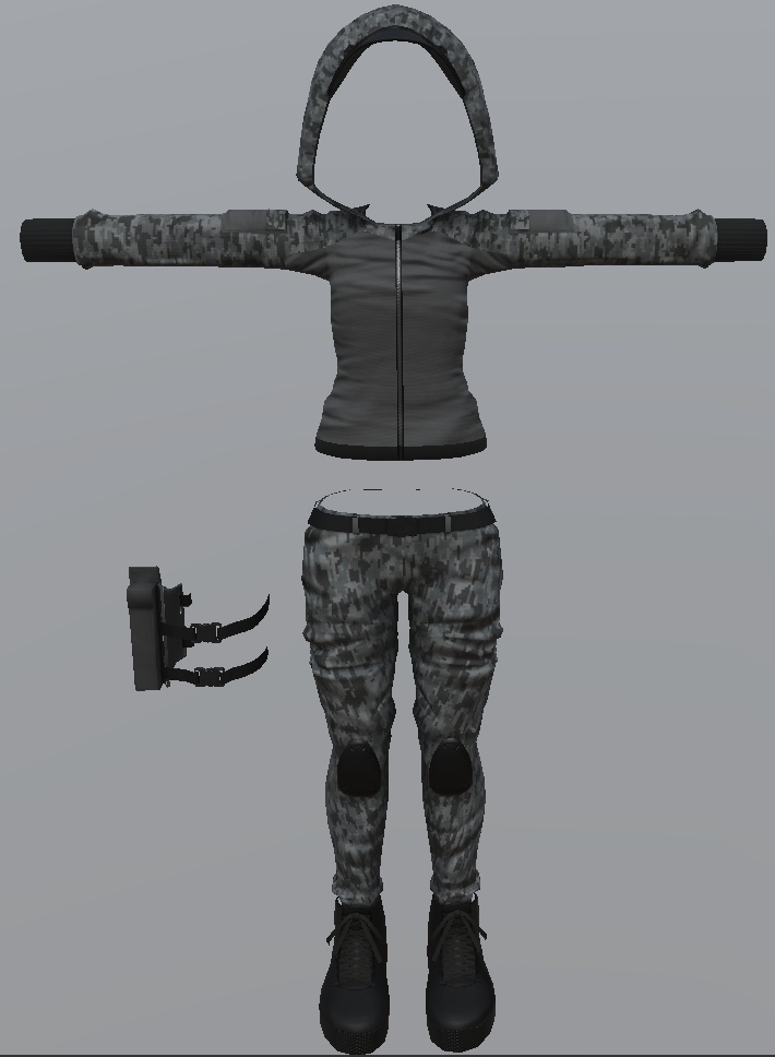 ミリタリ衣装セット全4種(LEEMEREEVAシグネット対応)