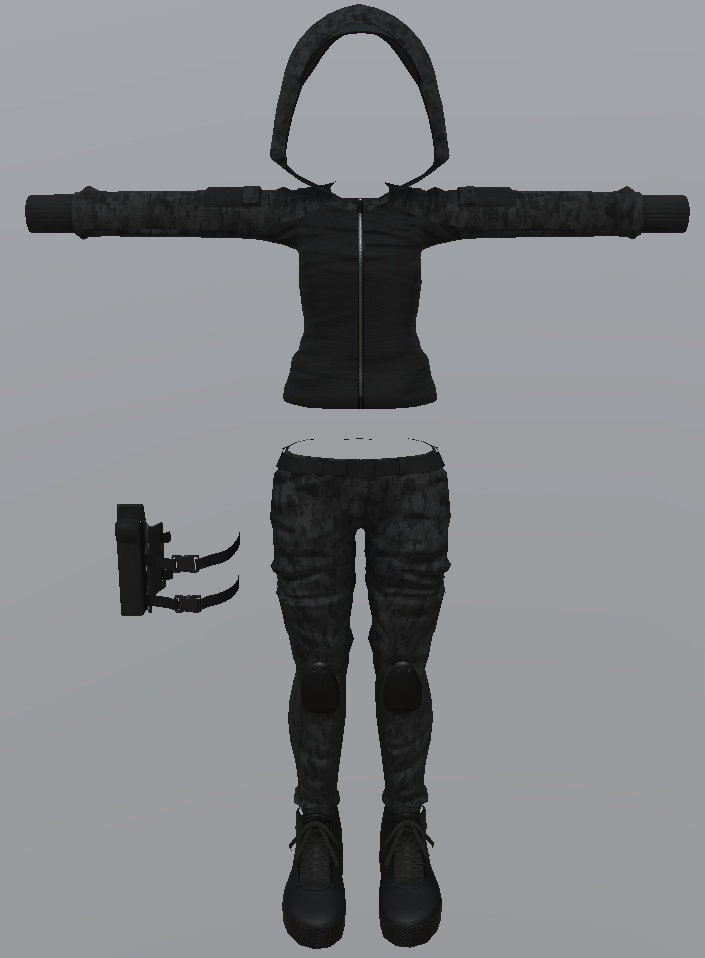 ミリタリ衣装セット全4種(LEEMEREEVAシグネット対応)