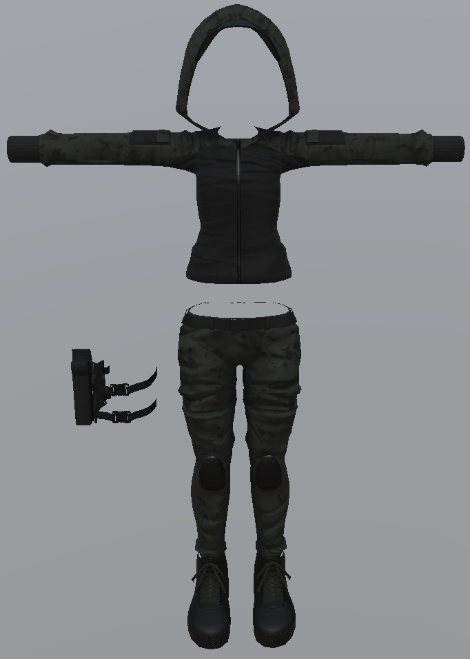 ミリタリ衣装セット全4種(LEEMEREEVAシグネット対応)