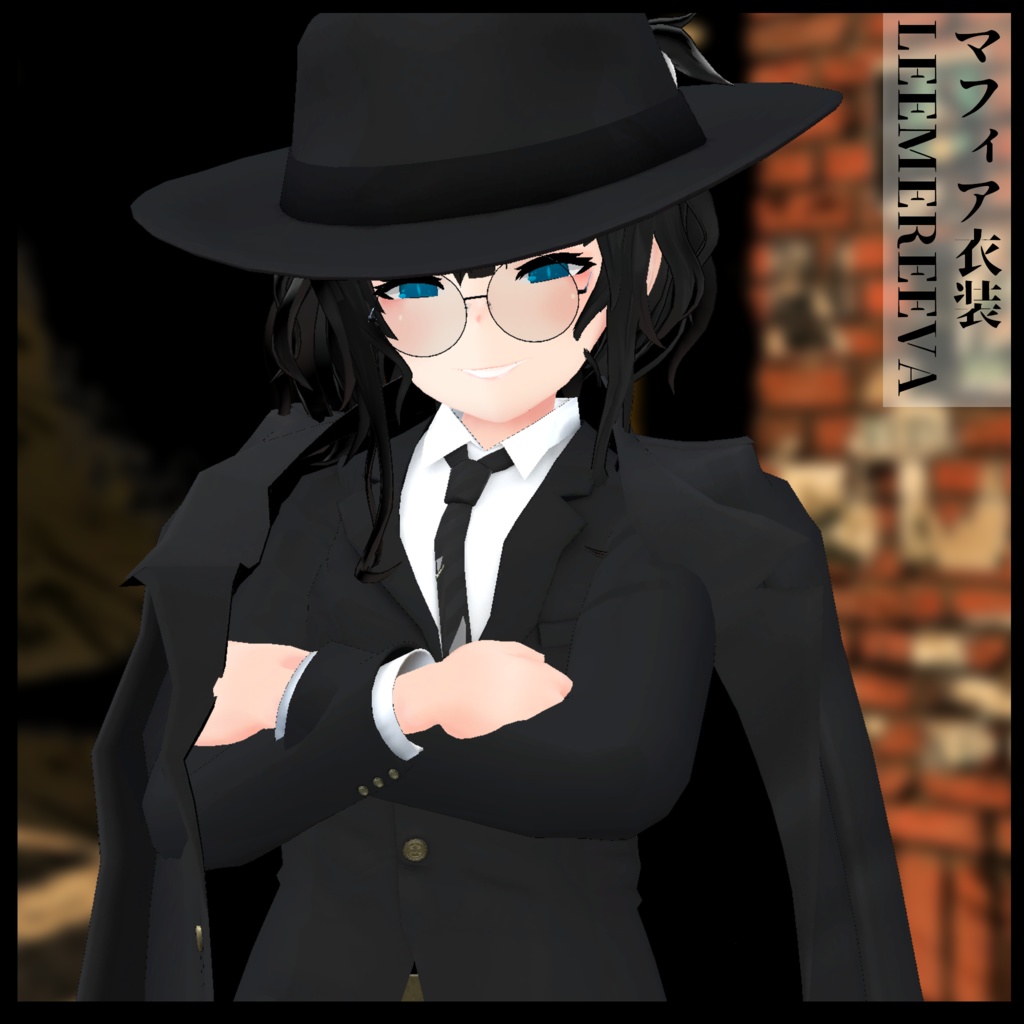 3Dモデル マフィア衣装 対応・LEEMEREEVA&レナ・カクテル&京狐