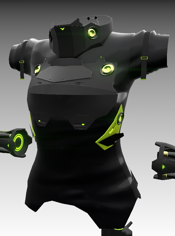 3Dモデル サイバー衣装 LEEMEREEVA