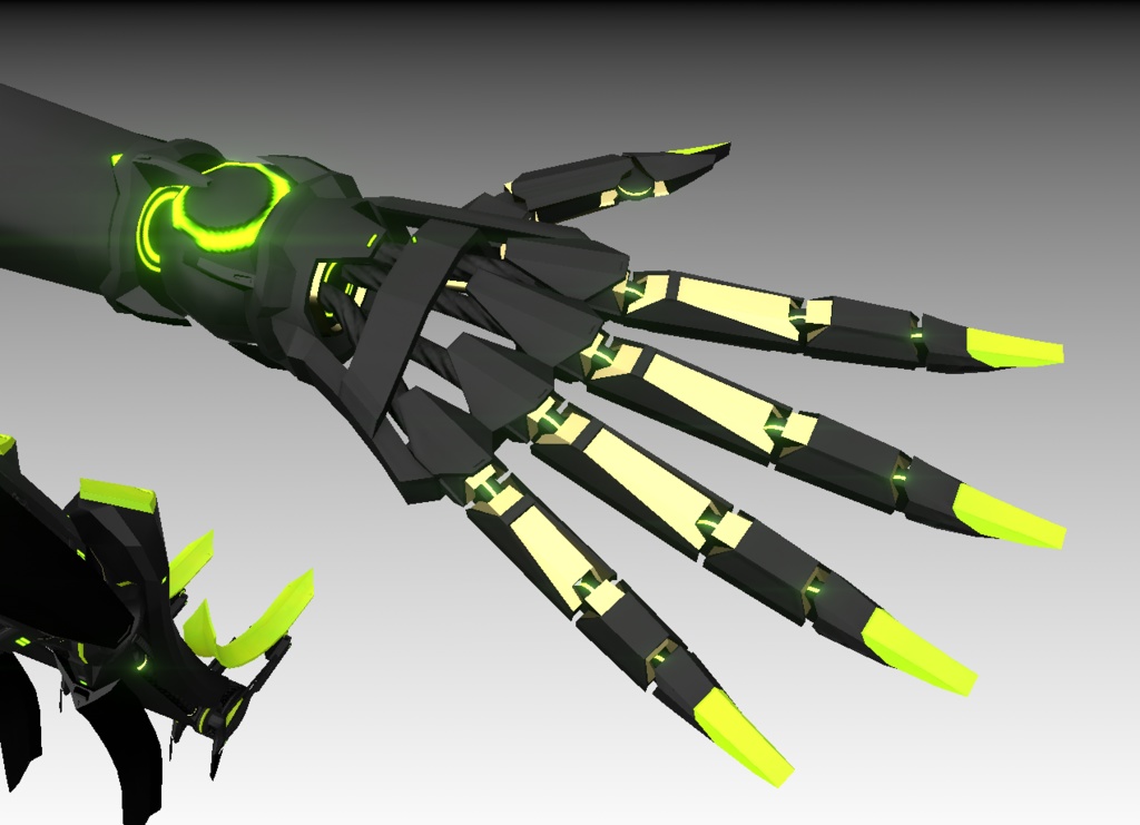 3Dモデル サイバー衣装 LEEMEREEVA