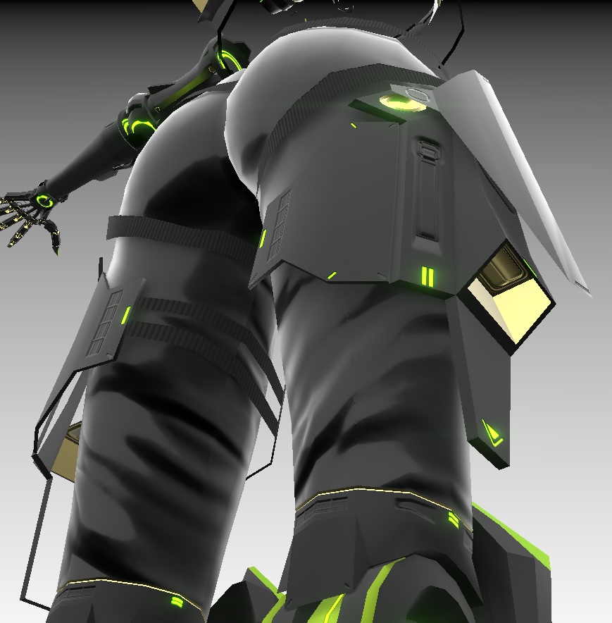 3Dモデル サイバー衣装 LEEMEREEVA