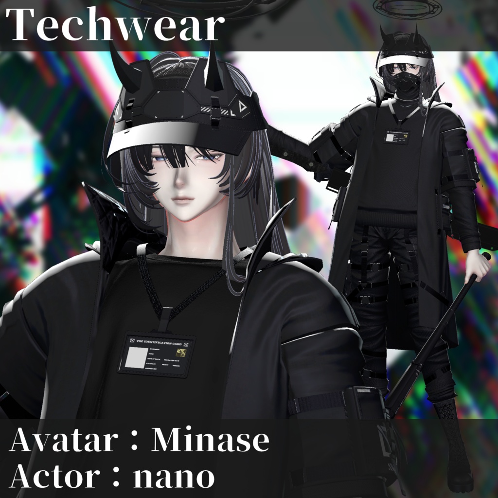 3Dモデル テックウェア 複数アバター対応