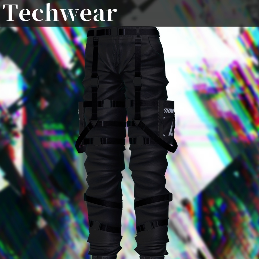 3Dモデル テックウェア 複数アバター対応