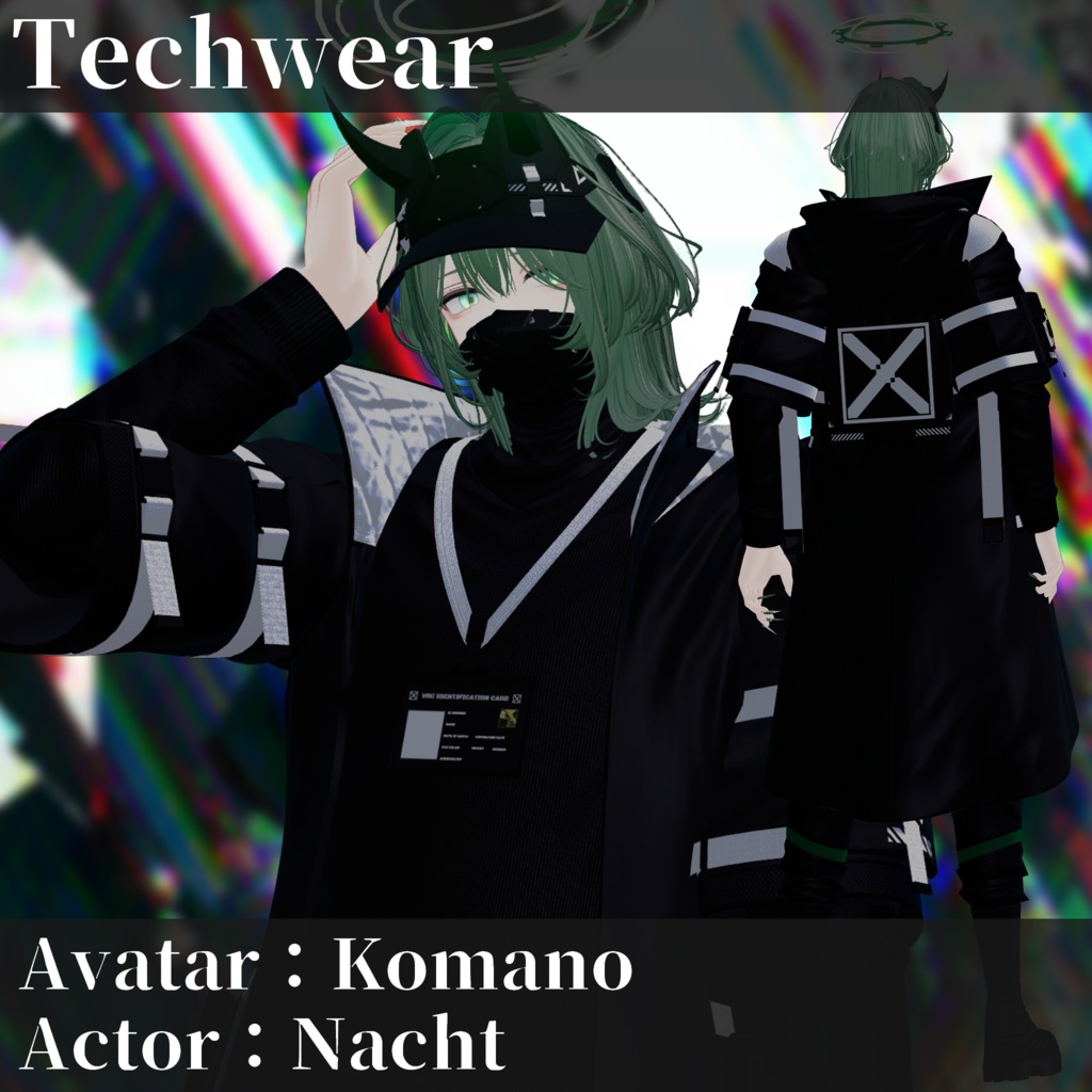 3Dモデル テックウェア 複数アバター対応