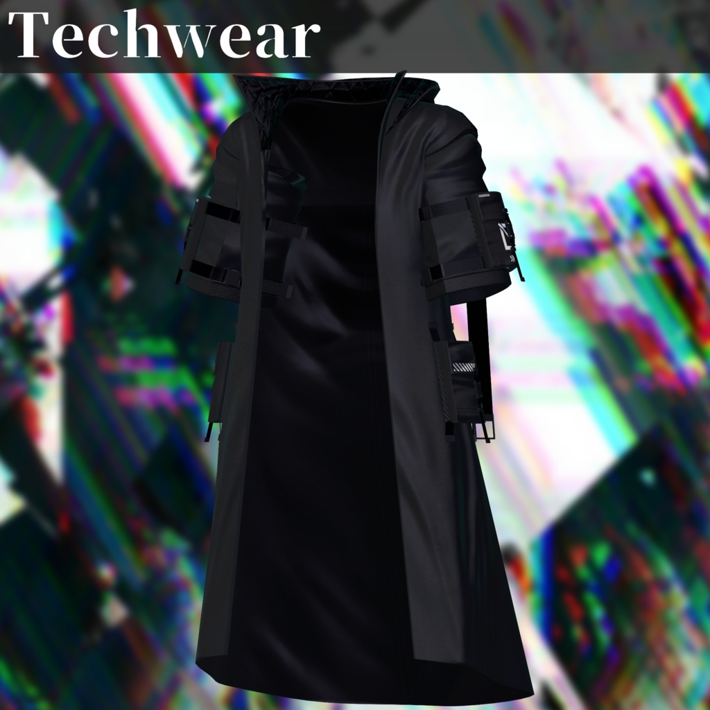 3Dモデル テックウェア 複数アバター対応