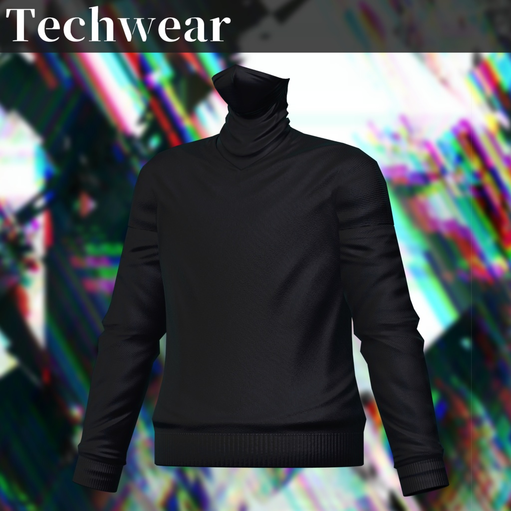 3Dモデル テックウェア 複数アバター対応