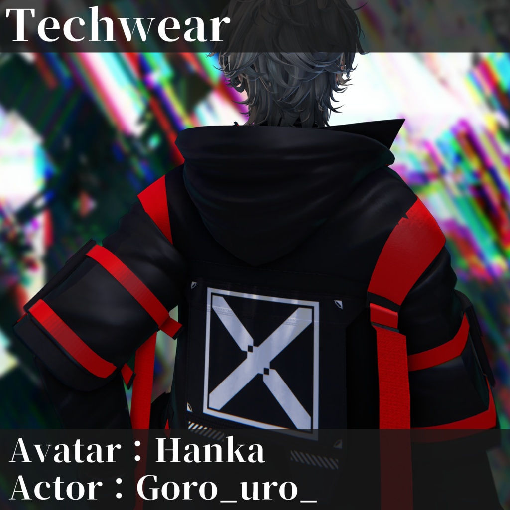 3Dモデル テックウェア 複数アバター対応