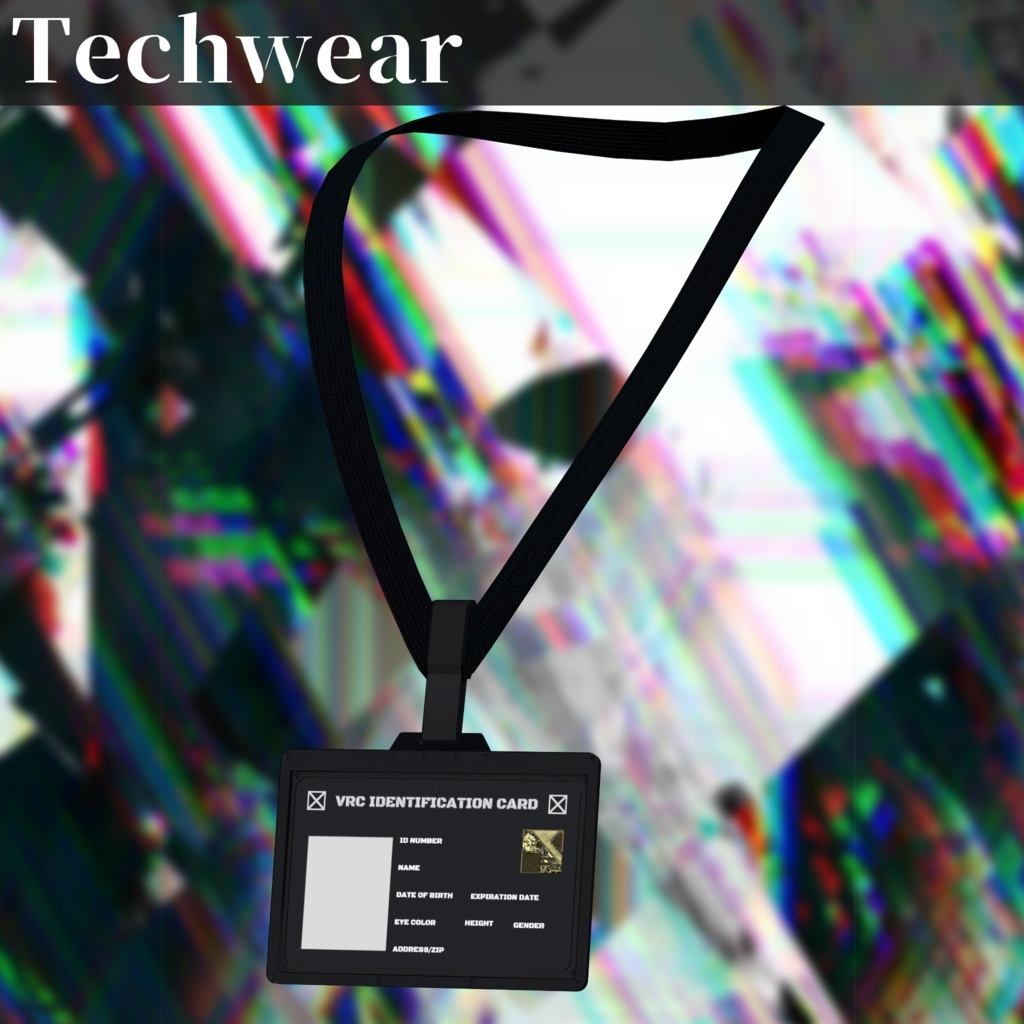 3Dモデル テックウェア 複数アバター対応