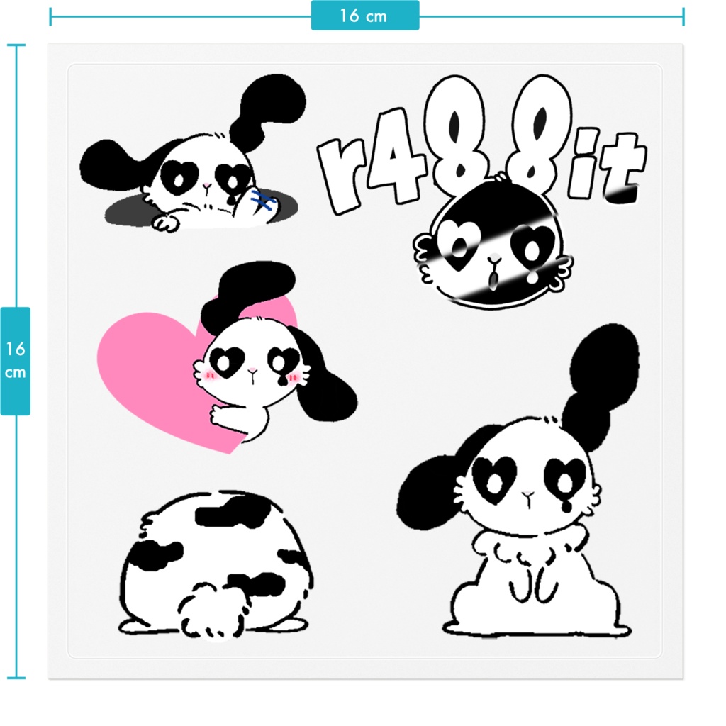 r488it ステッカー ノーカット