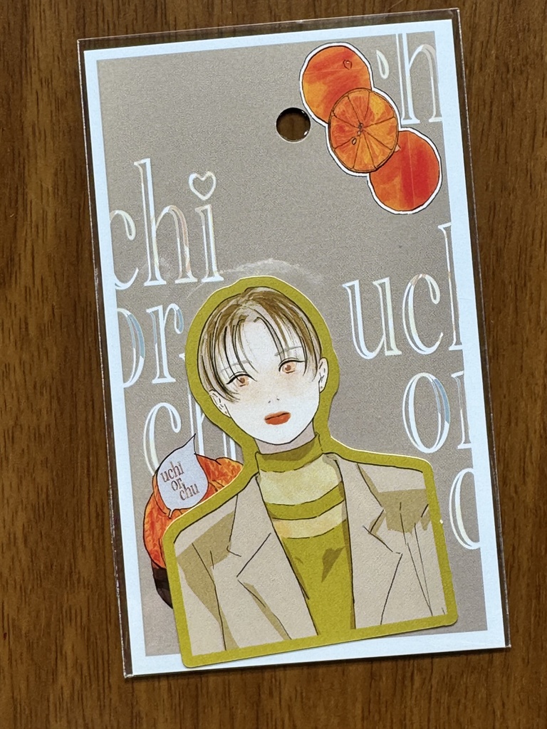 Uchi or Chu COLOR RECIPE ステッカー<PINK><ORANGE><BLACK>