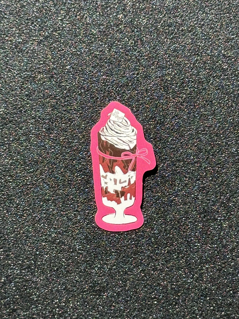 Uchi or Chu COLOR RECIPE food ステッカー<PINK><ORANGE><BLACK>