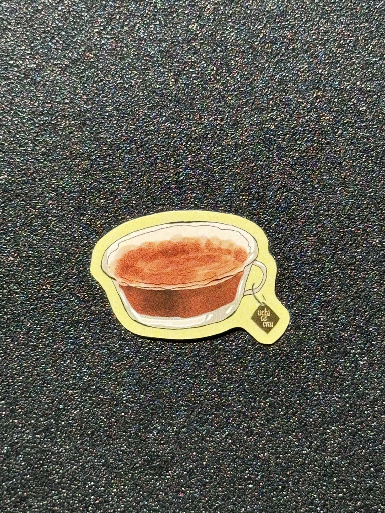 Uchi or Chu COLOR RECIPE food ステッカー<PINK><ORANGE><BLACK>