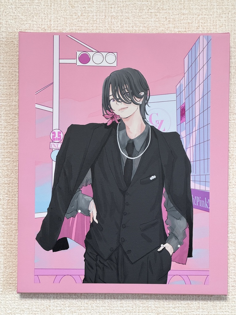 first pink キャンバス
