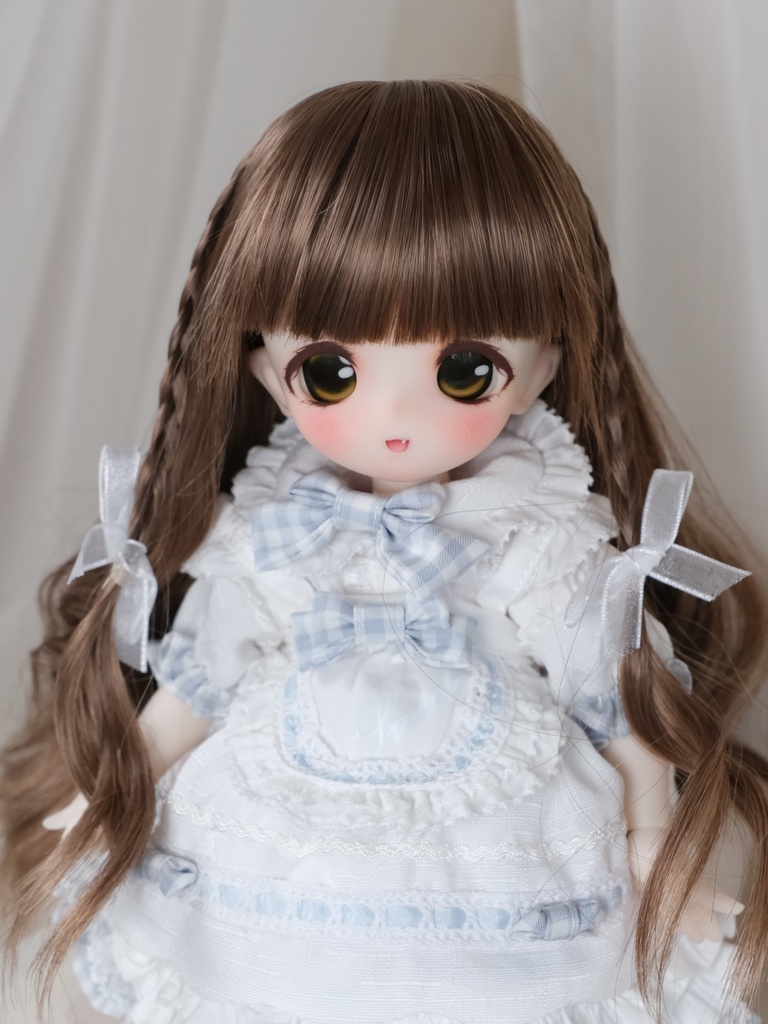 【未開封】ドール ウィッグ 7.5~8.5インチ ライラック パープル 7-8インチ 8-9インチ ドールウィッグ