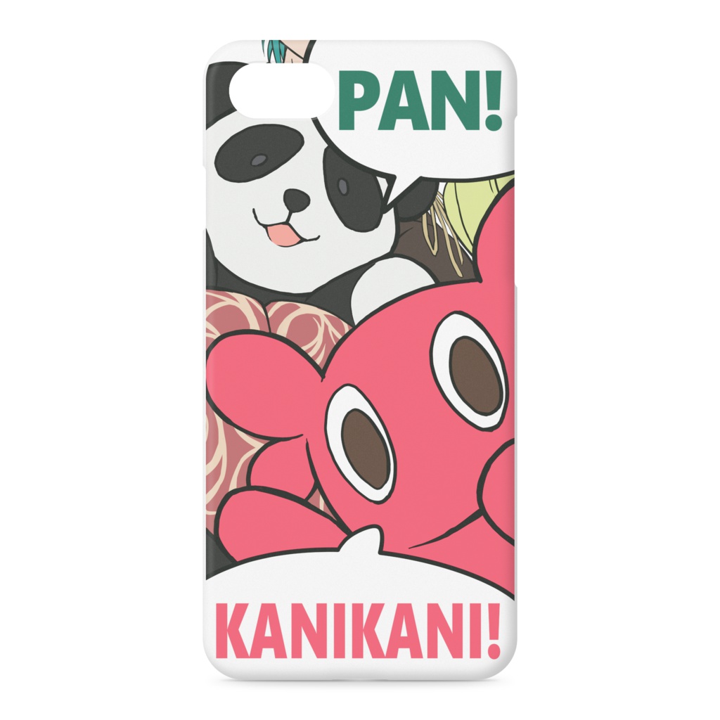 桃緑KANIPAN! iPhoneケース 