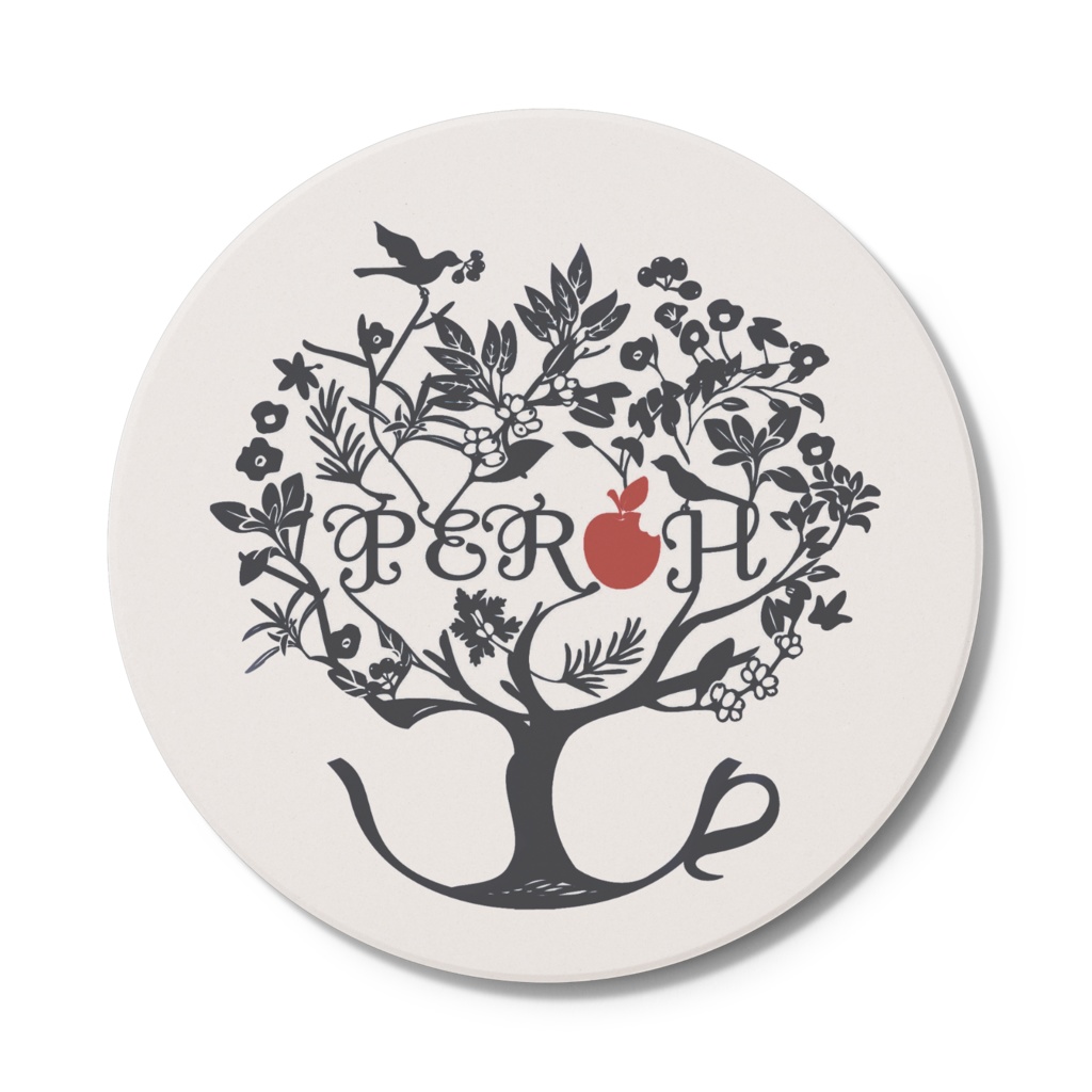 PERCH ロゴ入りコースター
