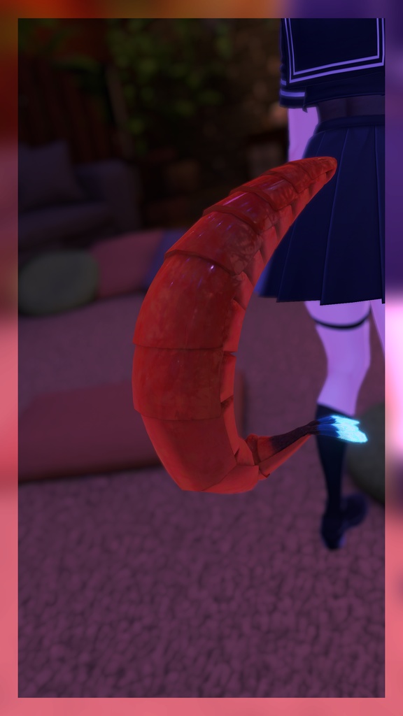 Pheanix - Shrimp Tail (VRChat Asset) エビの尾(VRChatアセット)