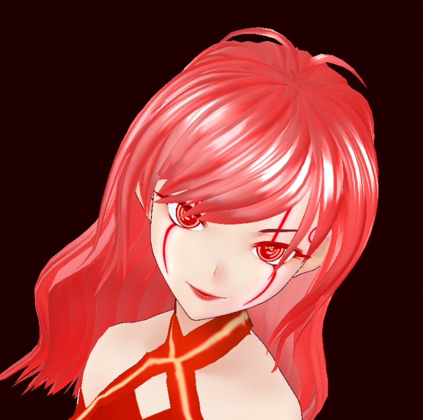 VRoid Virus Iris and Face Texture