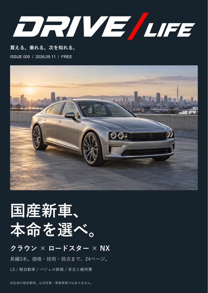 自動車雑誌 DRIVE / LIFE ISSUE 005