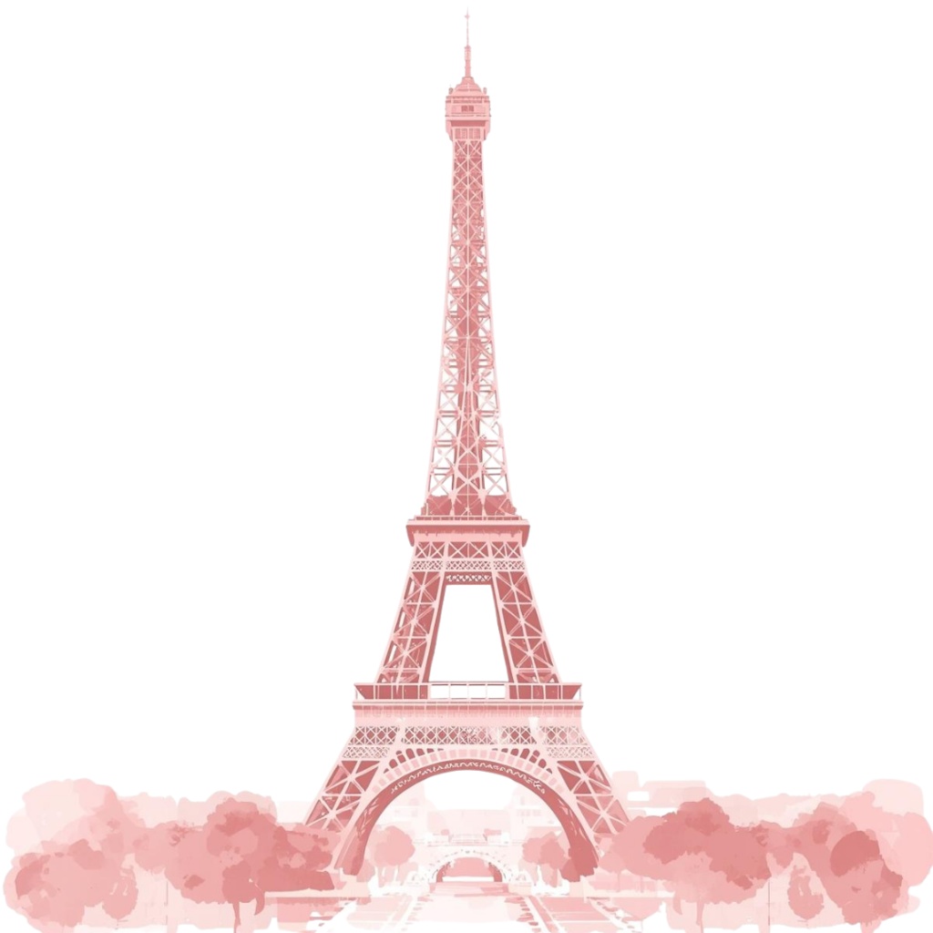 水彩アンティークトラベル素材集(ピンクシリーズ)12点セット Vol.1