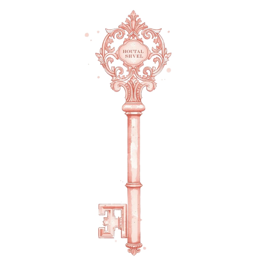 水彩アンティークトラベル素材集(ピンクシリーズ)12点セット Vol.1