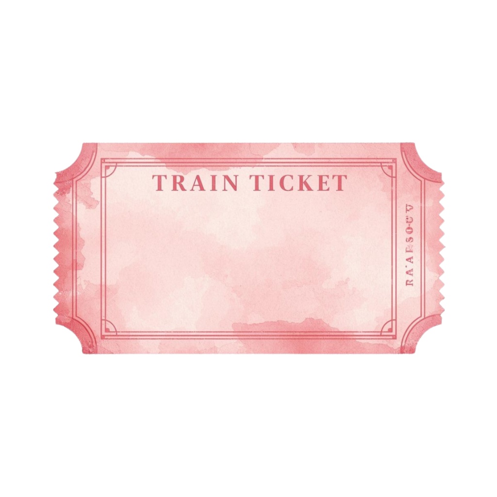 水彩アンティークトラベル素材集(ピンクシリーズ)12点セット Vol.1