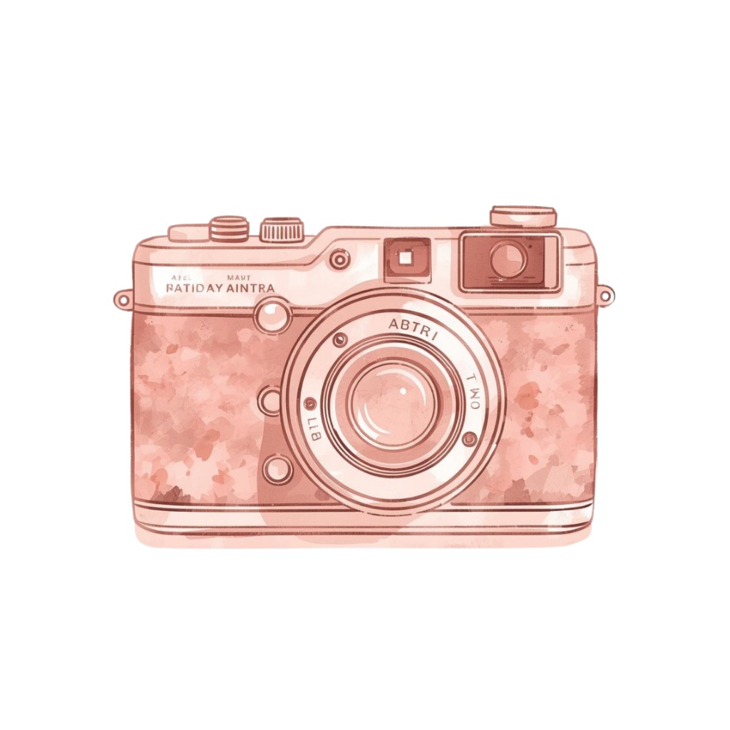 水彩アンティークトラベル素材集(ピンクシリーズ)12点セット Vol.1