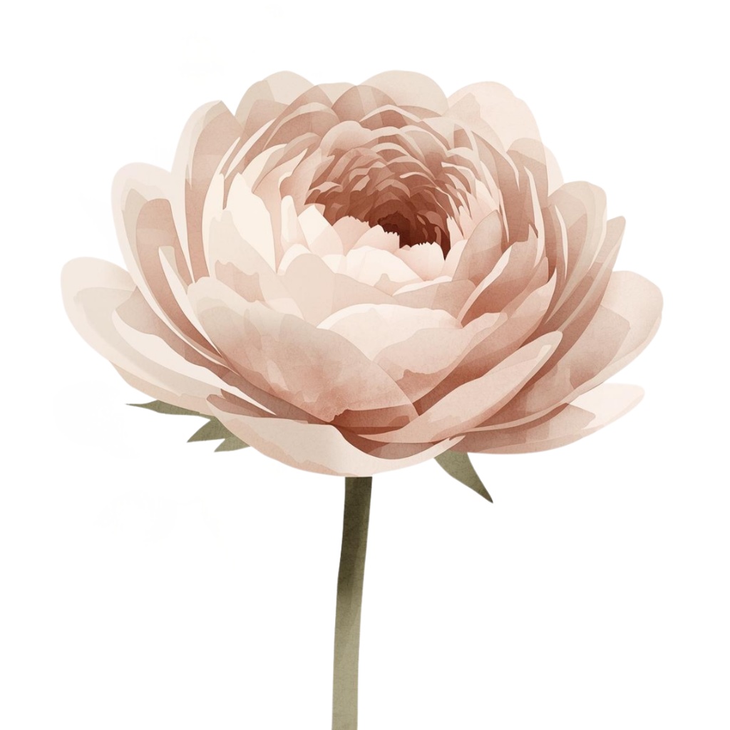 大人かわいい水彩フラワー素材集|12点・透過PNG