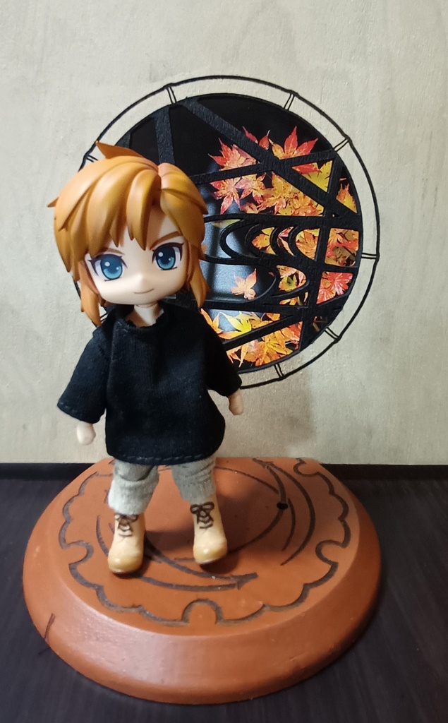 【オビツ11・ねんどろいど用】差し替え用背景パネル（和風）