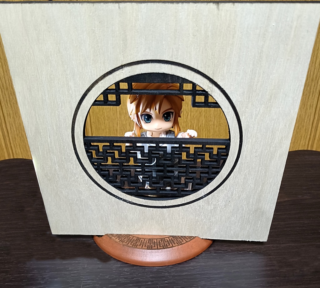 【オビツ11・ねんどろいど用】差し替え用背景パネル（中華風）