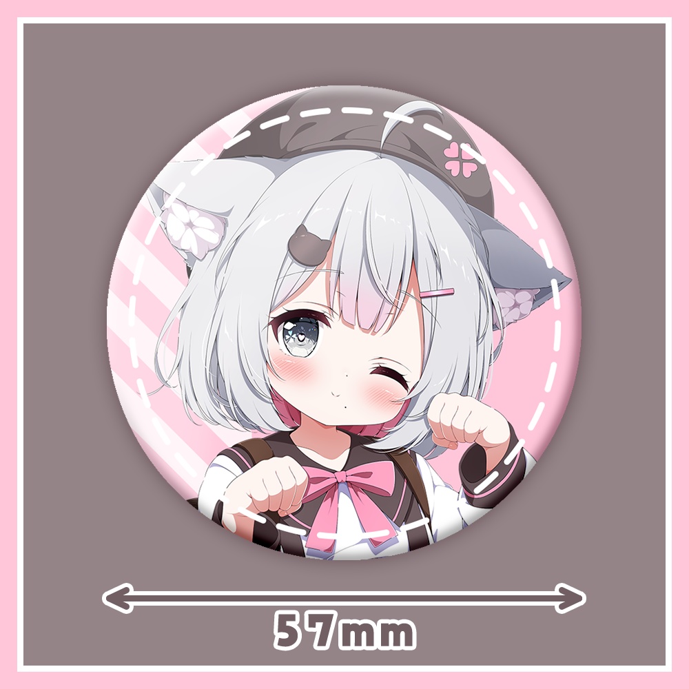 ロリになっちゃった!?ここロリうに『缶バッジ』