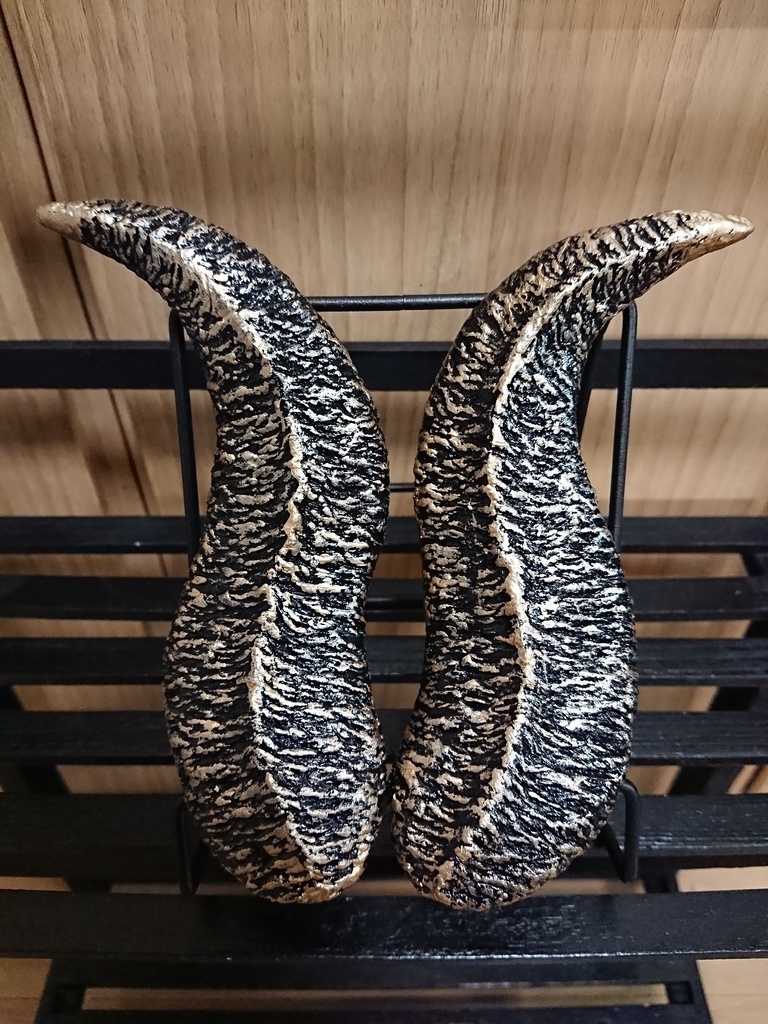 魔獣の角(小)黒金