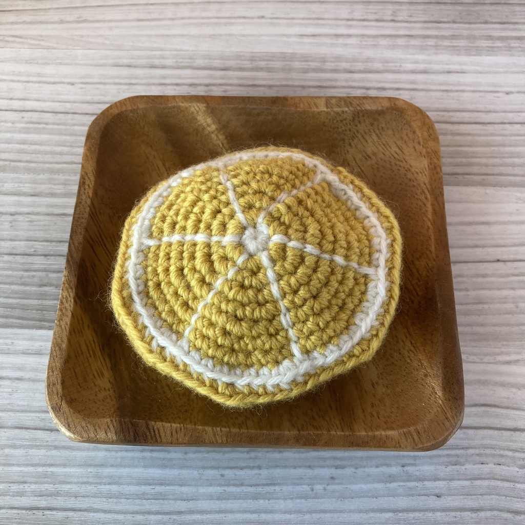 ぬいぐるみ用柚子の帽子　頭囲20センチ前後