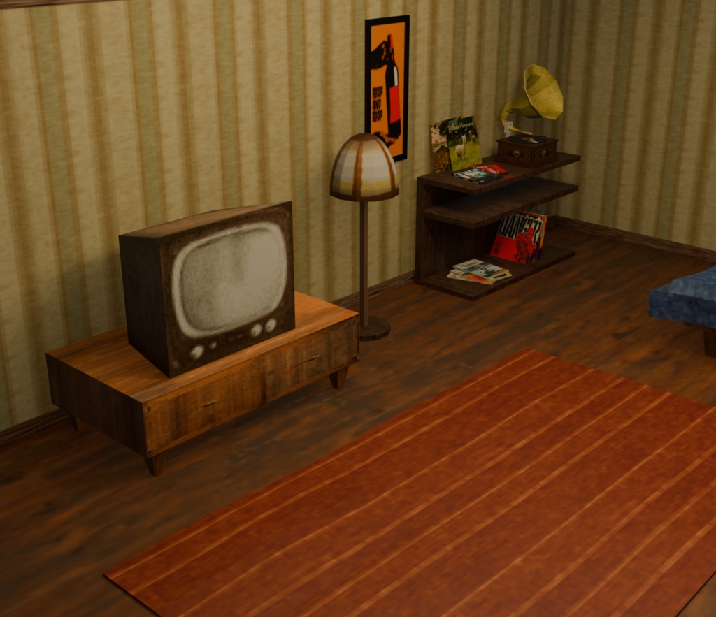 PS1風 レトロゲームアセット