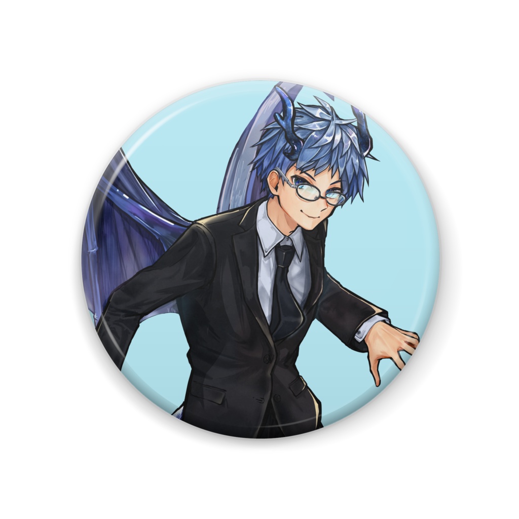 【黒スーツ】缶バッジA