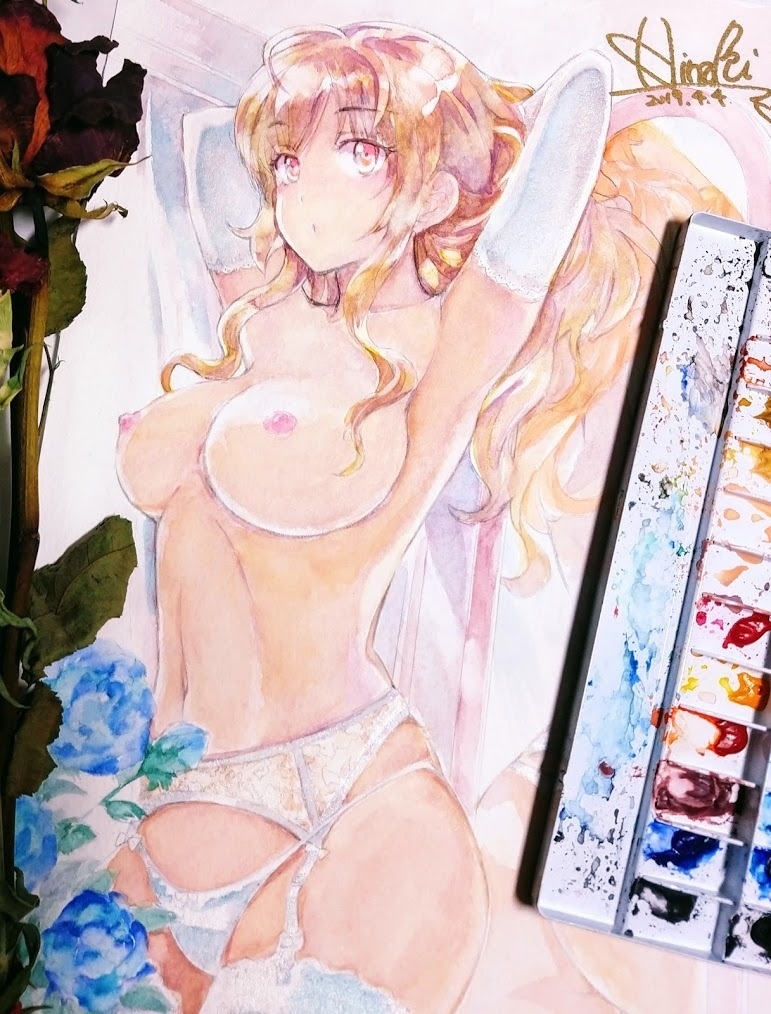  [額装・特典付き・アナログ水彩]萌香ちゃん